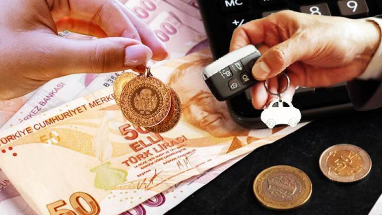 Altın otomobili solladı