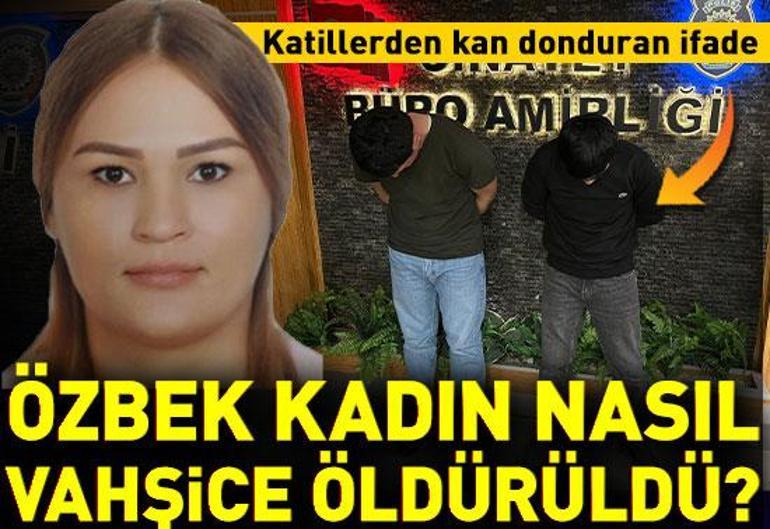 Özbek kadını vahşice öldüren katil zanlılarının ifadesi CNN TÜRKte