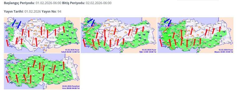 SON DAKİKA HAVA DURUMU HABERLERİ 1 ŞUBAT 2026 | KAR GELİYOR 1 Şubat Bugün hava nasıl olacak İstanbula kar yağacak mı Meteoroloji uyardı