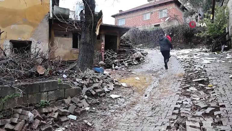 Aydında fırtına yıkıp geçti