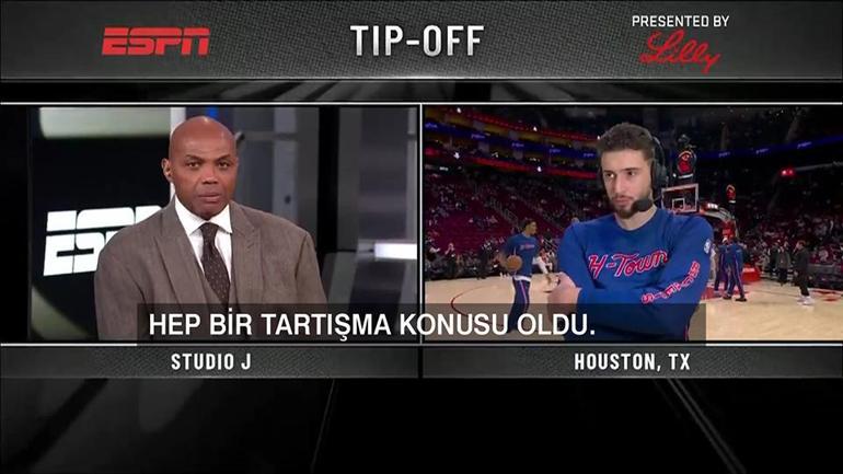 Shaquille Onealın Alperen Şengün ile sıcak sohbeti: Selamünaleyküm kardeşim