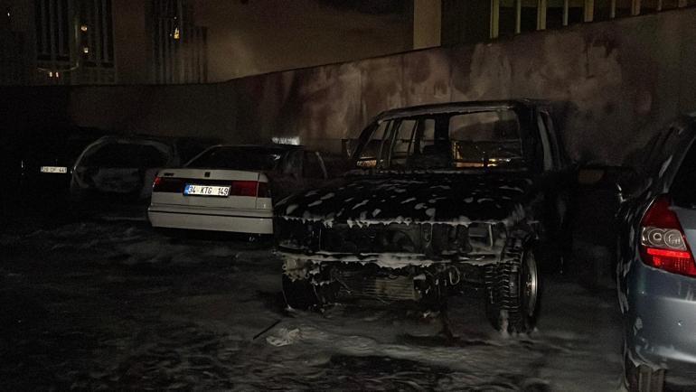 Her şey bir kıvılcımla başladı 5 araç küle döndü