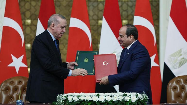 SON DAKİKA | Cumhurbaşkanı Erdoğandan Kahirede önemli açıklamalar: Suriyenin toprak bütünlüğü önemli