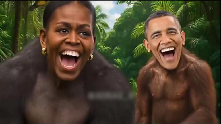 ABD Başkanı Trumptan ırkçı paylaşım: Obama çiftinin maymuna benzetilmesine tepki büyük