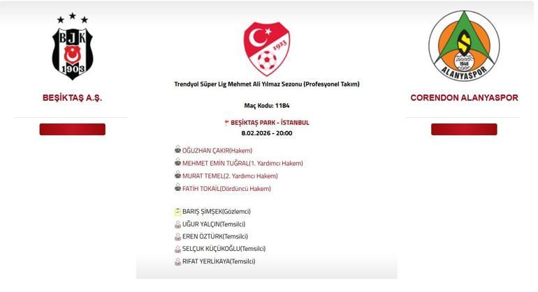 SÜPER LİG BEŞİKTAŞ ALANYASPOR CANLI YAYIN: Beşiktaş Alanyaspor maçı canlı izle linki | İşte İlk 11ler...