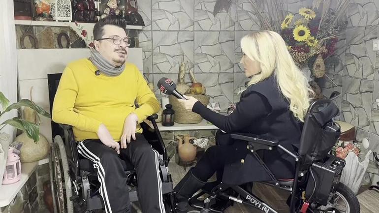 Bir çubukla hayata tutundu