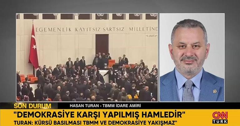 Osman Gökçek, Meclisteki kavga anını CNN TÜRKte anlattı