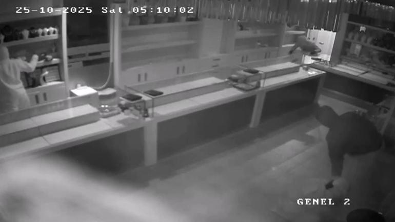 Kuyumcu soygununa kuyumcu karıştı Hırsızlar önce kamera sistemine girdi