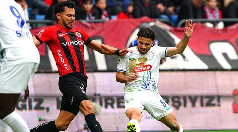 Çaykur Rizespor, Gençlerbirliği deplasmanında puanı son bölümde aldı