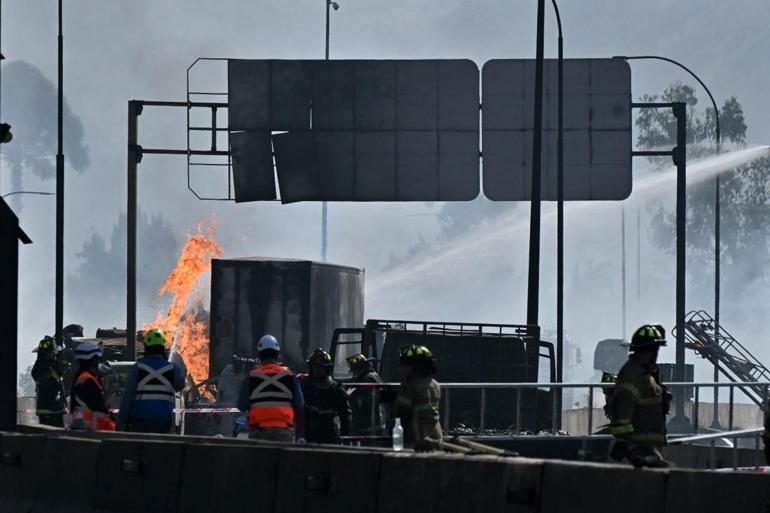 Şilide gaz yüklü tanker patladı: 4 ölü, 17 yaralı