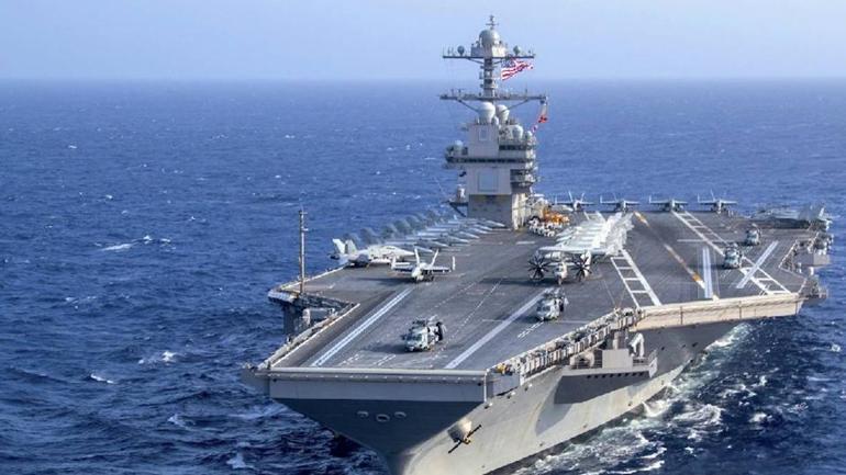 ABD-İran gerilimi tırmanıyor En gelişmiş uçak gemisi Ford, Cebelitarık Boğazını geçti