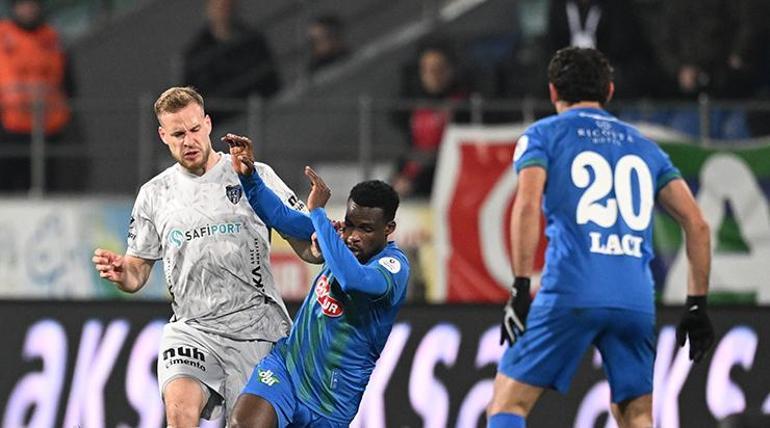 Çaykur Rizespor, Kocaelispor’dan 3 puanı aldı