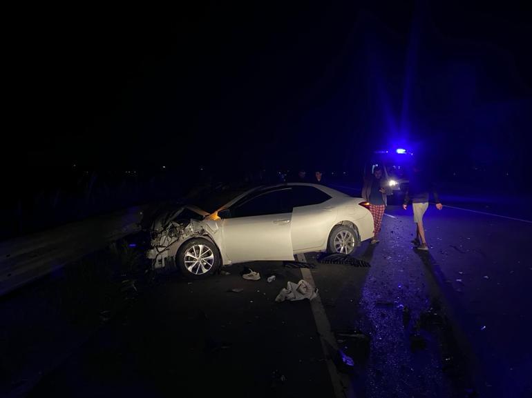 Traktör ikiye bölündü