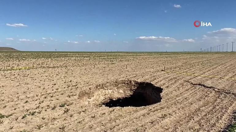 İç Anadoluda aynı tehdit Aksarayda obruk alarmı