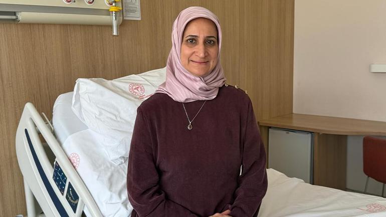 Karnından 30 santimlik tümör çıktı