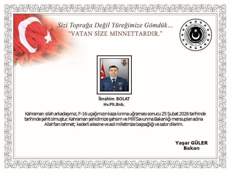  Şehit Pilot İbrahim Bolat Kaç Yaşındaydı, Nereli Soruşturma Başlatıldı