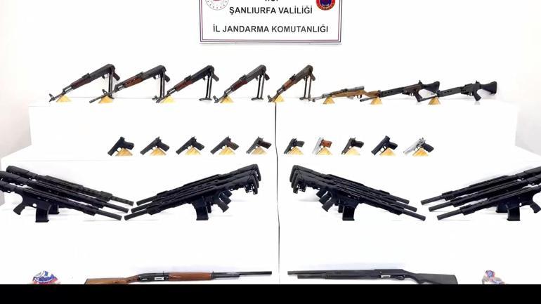 Şanlıurfada taşların altından cephane çıktı