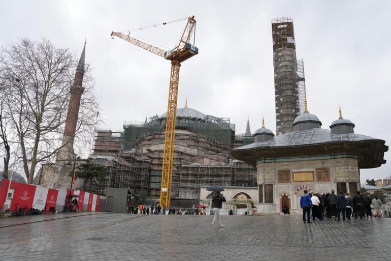 Ayasofya’da Cumhuriyet Tarihinin En Kapsamlı Restorasyonu
