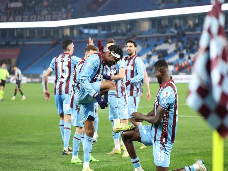 Trabzonspor zirve takibini sürdürüyor: 3 puanı 3 golle aldı