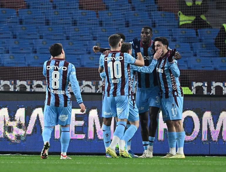 Trabzonspor zirve takibini sürdürüyor: 3 puanı 3 golle aldı