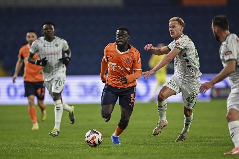 Başakşehir sahasında Konyasporu mağlup etti