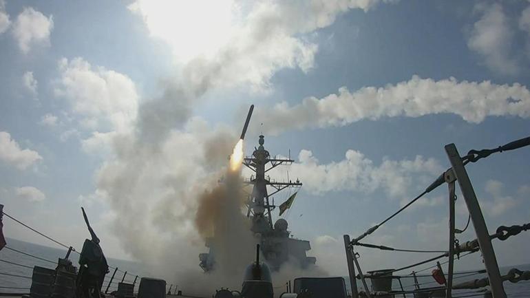 ABD, İrana saldırı anlarını paylaştı