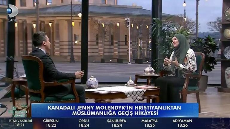 Kanadalı Jenny hem ağladı hem ağlattı... Müslümanlık öyküsü sanal medyayı salladı
