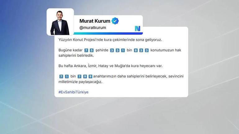 Yüzyılın konut projesinde kura heyecanı sürüyor