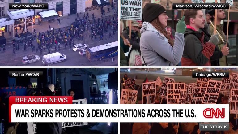 ABDde savaşa hayır protestoları