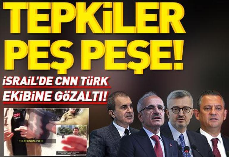 Son dakika... Canlı yayında gözaltına alınmışlardı CNN TÜRK ekibi serbest bırakıldı