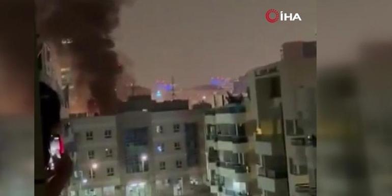 İran, Dubaideki ABD Konsolosluğunu vurdu O anlar böyle görüntülendi