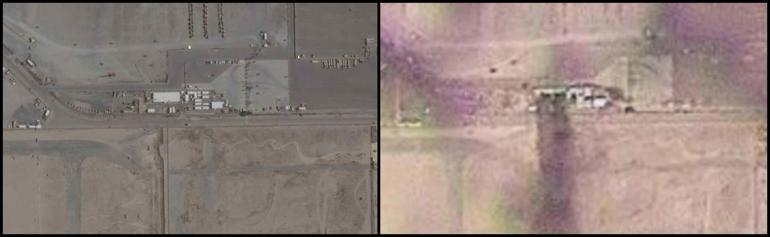 Kuveytte 6 ABD askerinin öldüğü nokta belirlendi İranın vurduğu bölge: Uydu görüntüleri ortaya çıktı...