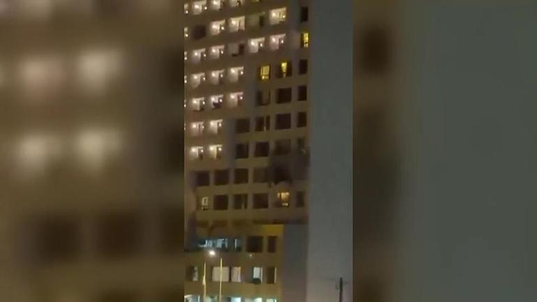 CNN TÜRK, İsrailin Beyrutta vurduğu oteli görüntüledi: 4 ölü, en az 10 yaralı