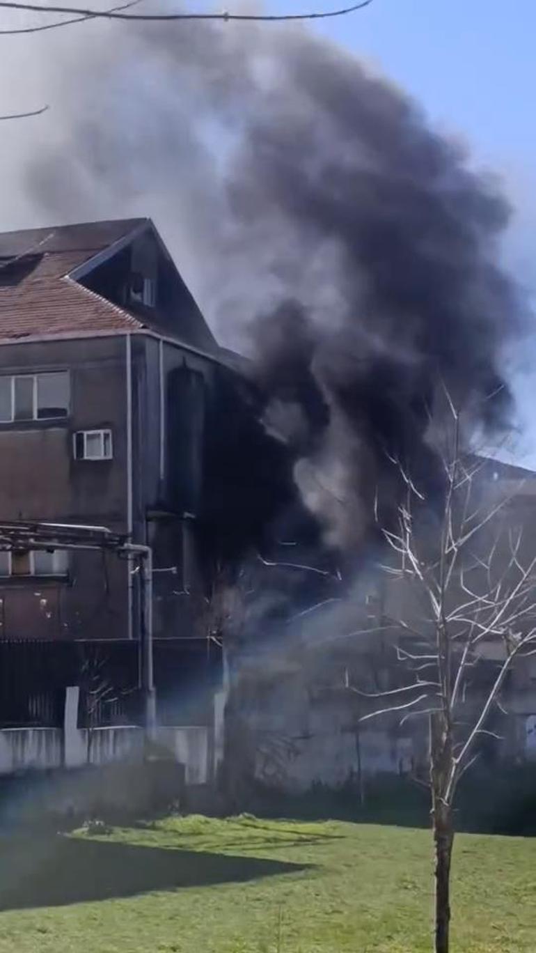 Bayrampaşada tekstil atölyesinde yangın