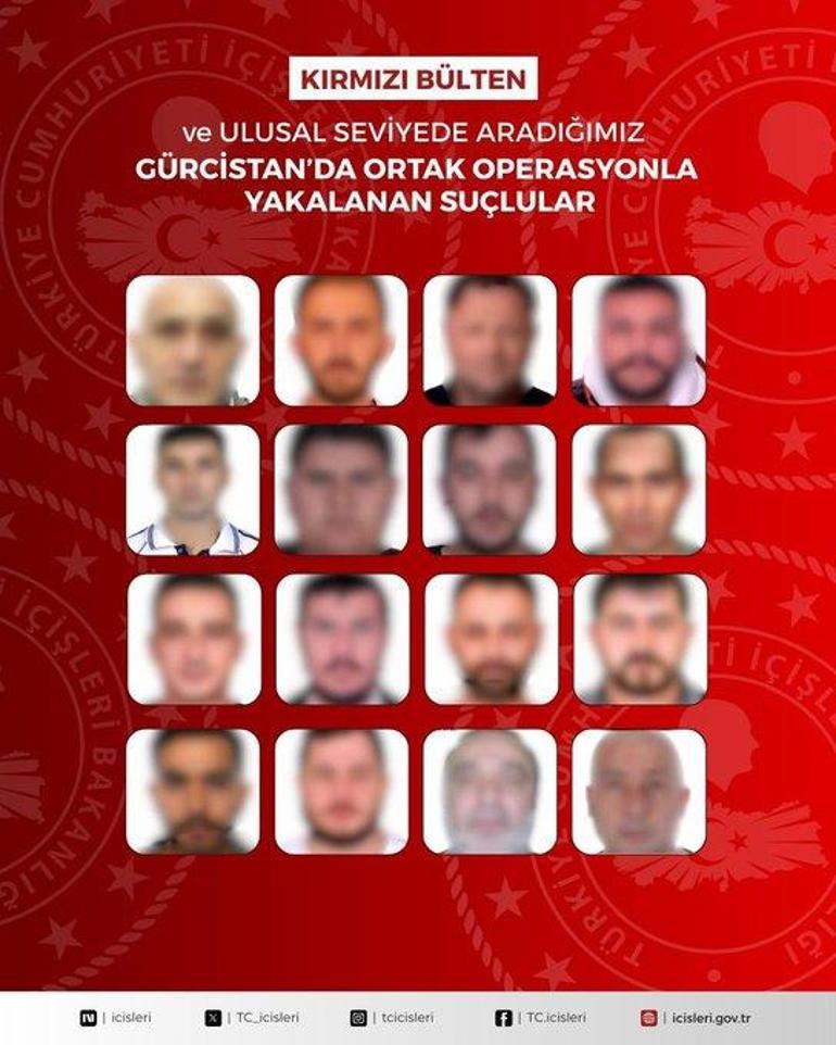 SON DAKİKA... Kırmızı bültenle ve ulusal seviyede aranan 16 suçlu Türkiye’ye getirildi