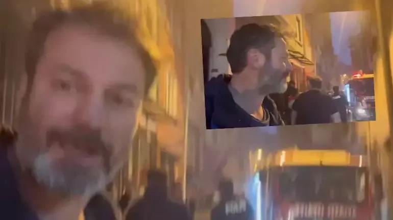 Panik dolu anlar Ufuk Özkanın kardeşi Umut Özkanın sokağında yangın faciası