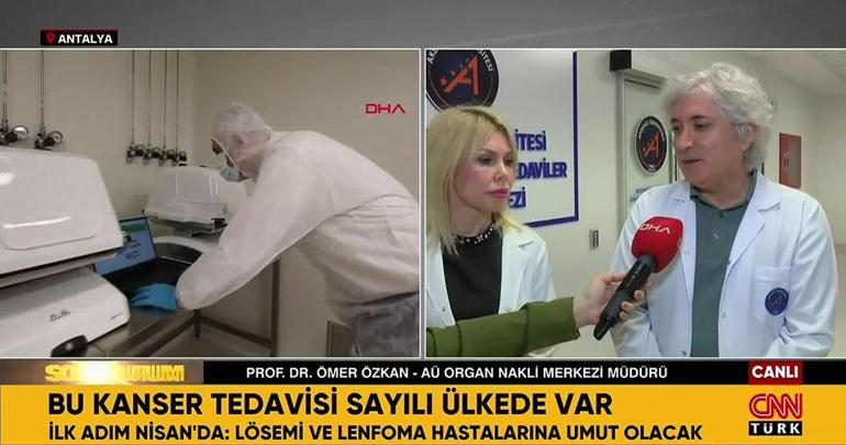 Kansere mucize tedavi Türkiyede: Lösemi ve lenfoma hastalarına umut olacak