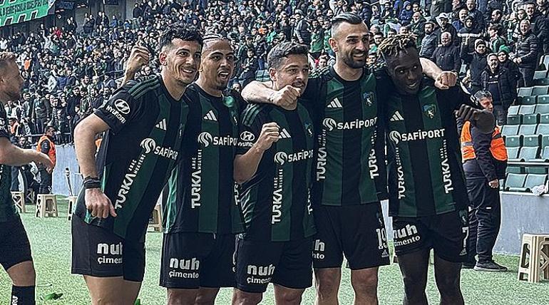 Kocaelispor ile Konyaspor arasında olaylı maç Konyaspor geri döndü
