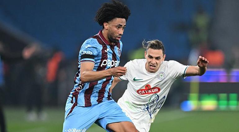 Karadeniz derbisinde Trabzonspor, Çaykur Rizespor’u tek golle geçti