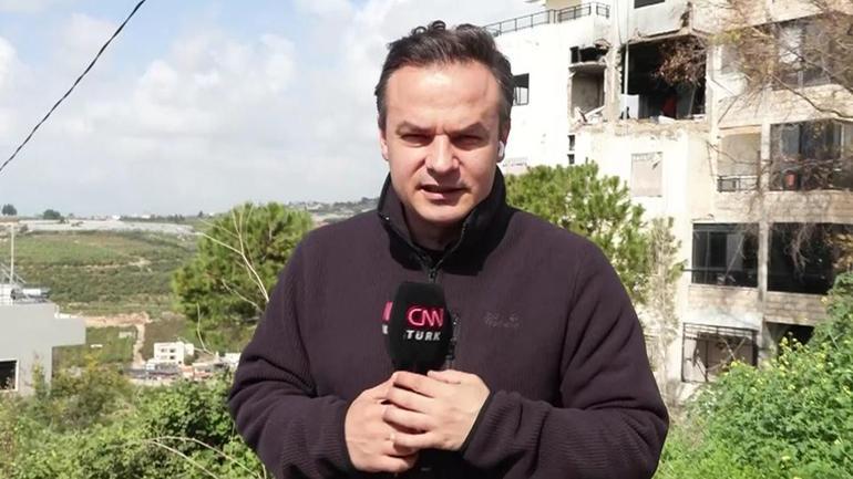 CNN TÜRK ekibi Lübnanda… İşte İsrail’in bombaladığı ev