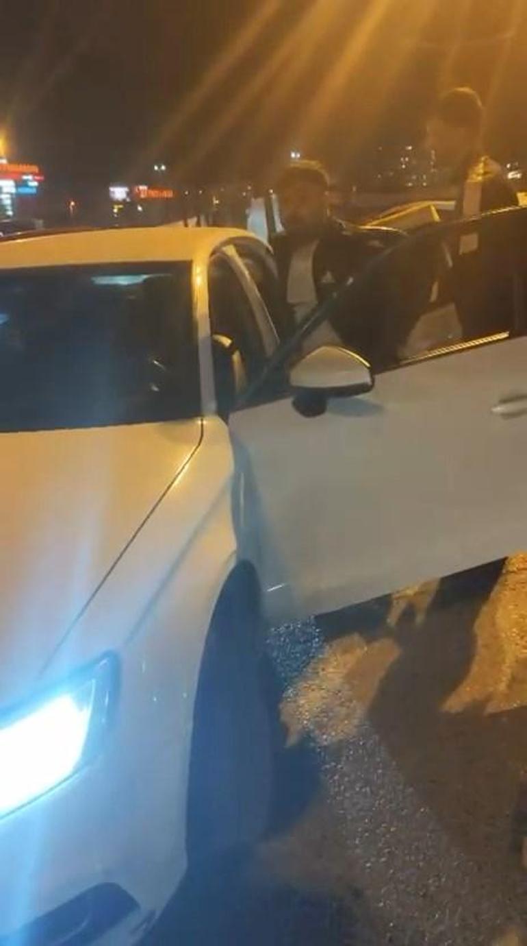 İstanbulda trafik magandası dehşet saçtı Tartıştığı kuryeyi önce dövdü sonra ayaklarını ezdi