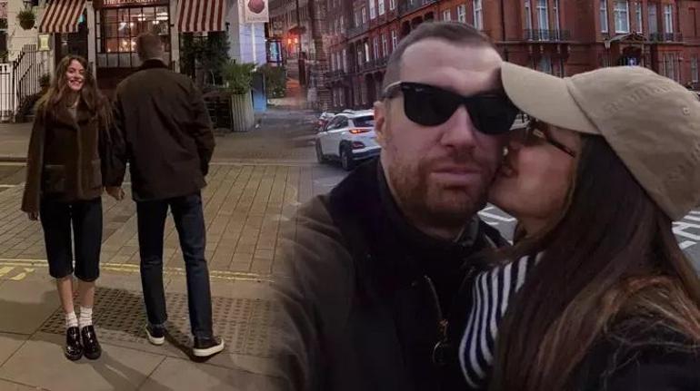 Londrada romantik pozlar Seda Sayanın oğlu Oğulcan Engin, sevgilisi İlayda Alişan ile aşka geldi