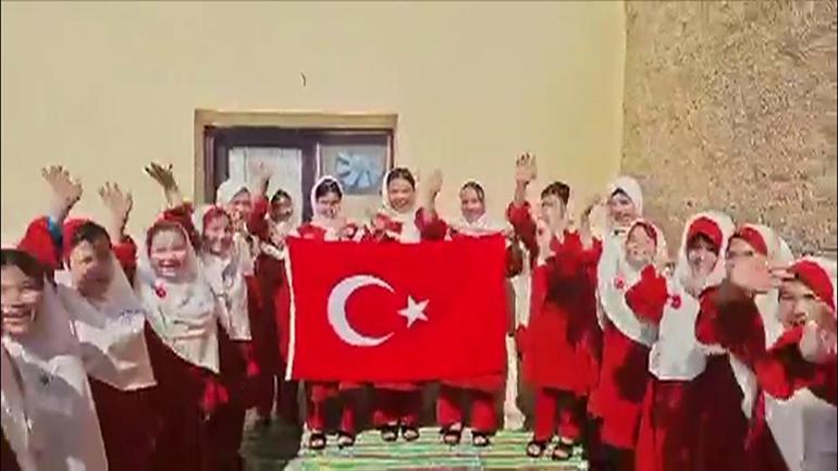 Afganistana bayram hediyesi gönderen Bahçeliye, yetim çocuklardan teşekkür