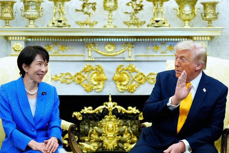 Trumptan İrana kara harekatı iddialarına yanıt Japon heyetine yaptığı espri gündeme oturdu