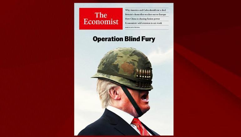 Ünlü dergiden dikkat çeken kapak Trump’ın ‘’kör öfkesi‘’ felaket getirir mi