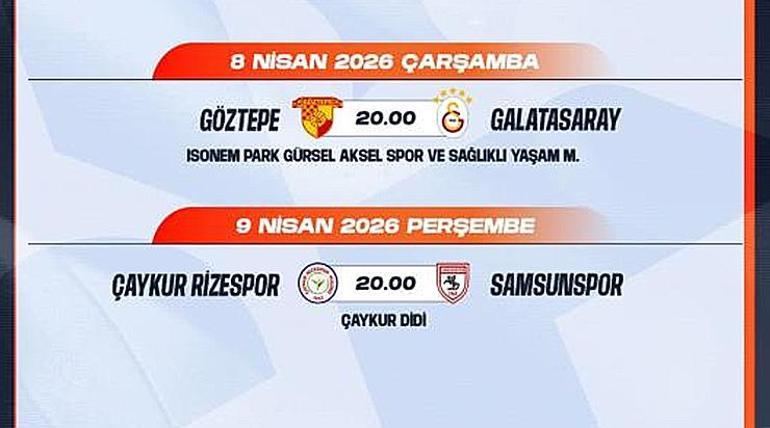 Süper Lig’de erteleme maçlarının tarihleri açıklandı