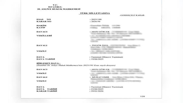 Bakan Gürlek, Murat Emir’den kazandığı tazminatı AFADa bağışladı