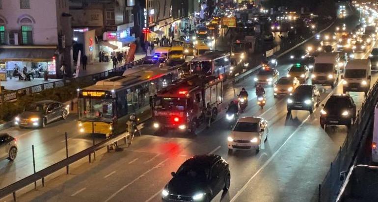 Bahçelievler’de dehşet anları Metrobüs bir kişinin üzerinden geçti