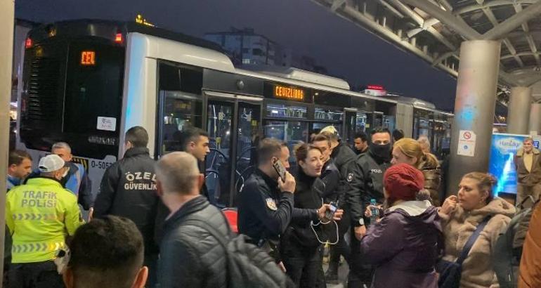 Bahçelievler’de dehşet anları Metrobüs bir kişinin üzerinden geçti