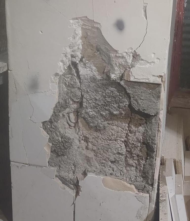 Kolonlardan ses geldi, 51 kişinin olduğu bina boşaltıldı